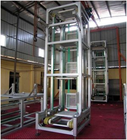 鋁型材連續(xù)式提升機